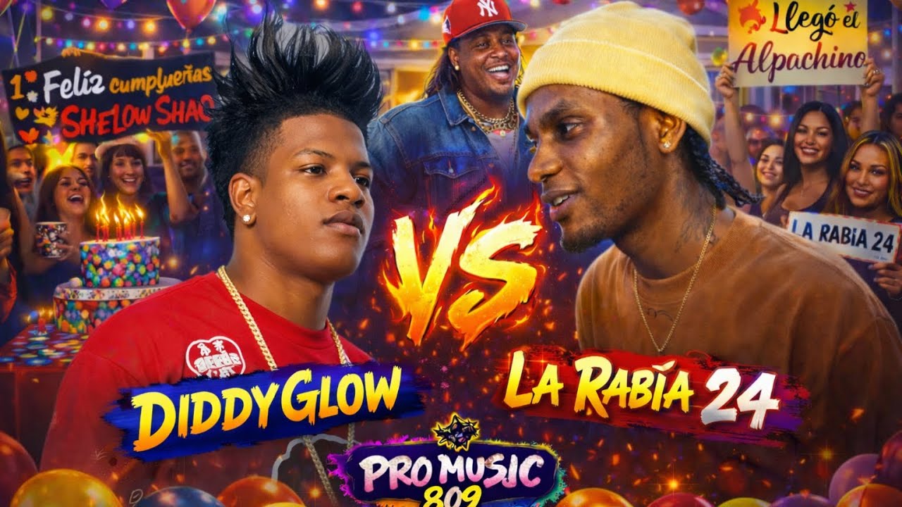 🔥 DIDDY GLOW vs LA RABIA 24 😱 Se Prendió el Cumpleaños de Shelow Shaq 🎂⚡