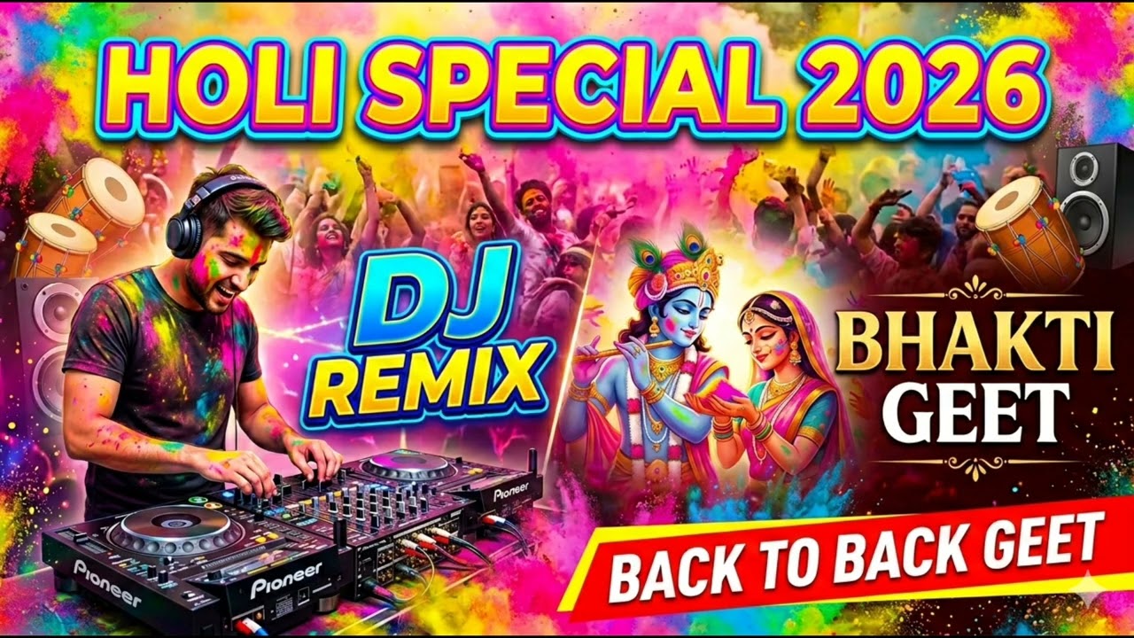 🚩FULL DJ BHAJAN MIX: होली में शिव और राम का महा-तांडव!🚩 @Ramstudio12 