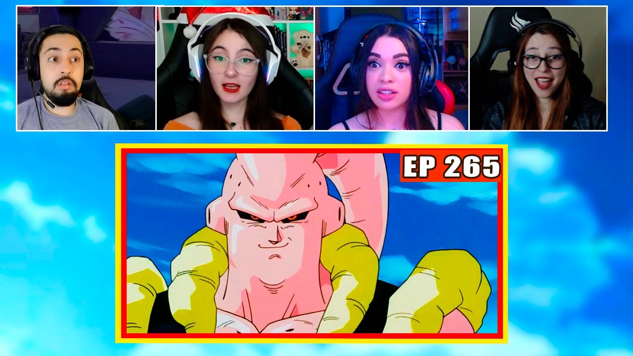Majin boo Absorve Gotenks e Piccolo | 4 Pessoas Reagindo | Dragon Ball Z - EP 265
