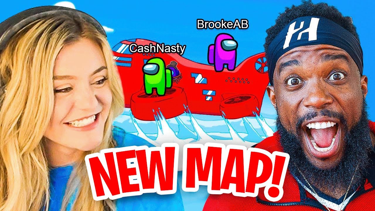 2HYPE Plays NEW Among Us Airship Map w/ Brookeab, AustinShow & More!