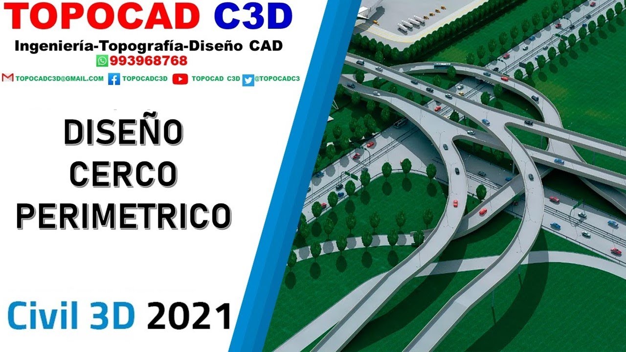 CIVIL 3D-2021: DISEÑO DE CERCO PERIMÉTRICO PARA RESERVORIOS