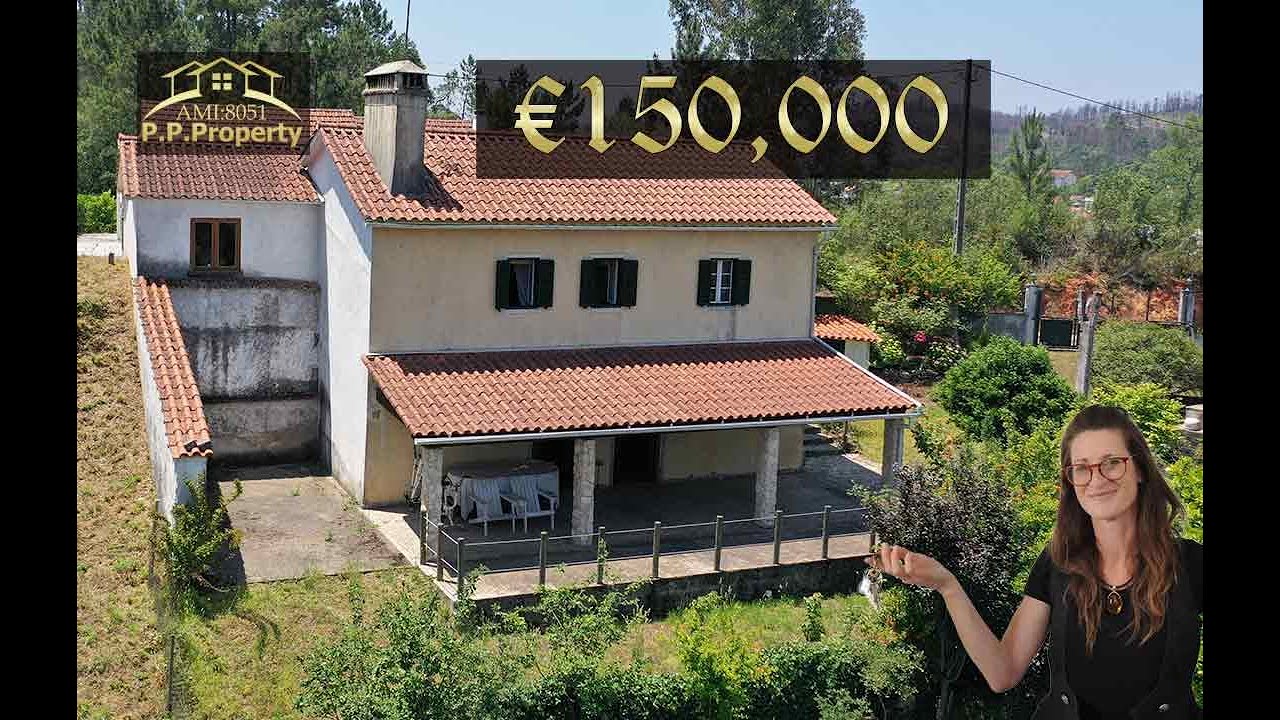 Wow  Pretty Stone Built House  in Portugal with Fantastic Views and Beautiful Gardens Just €140,000