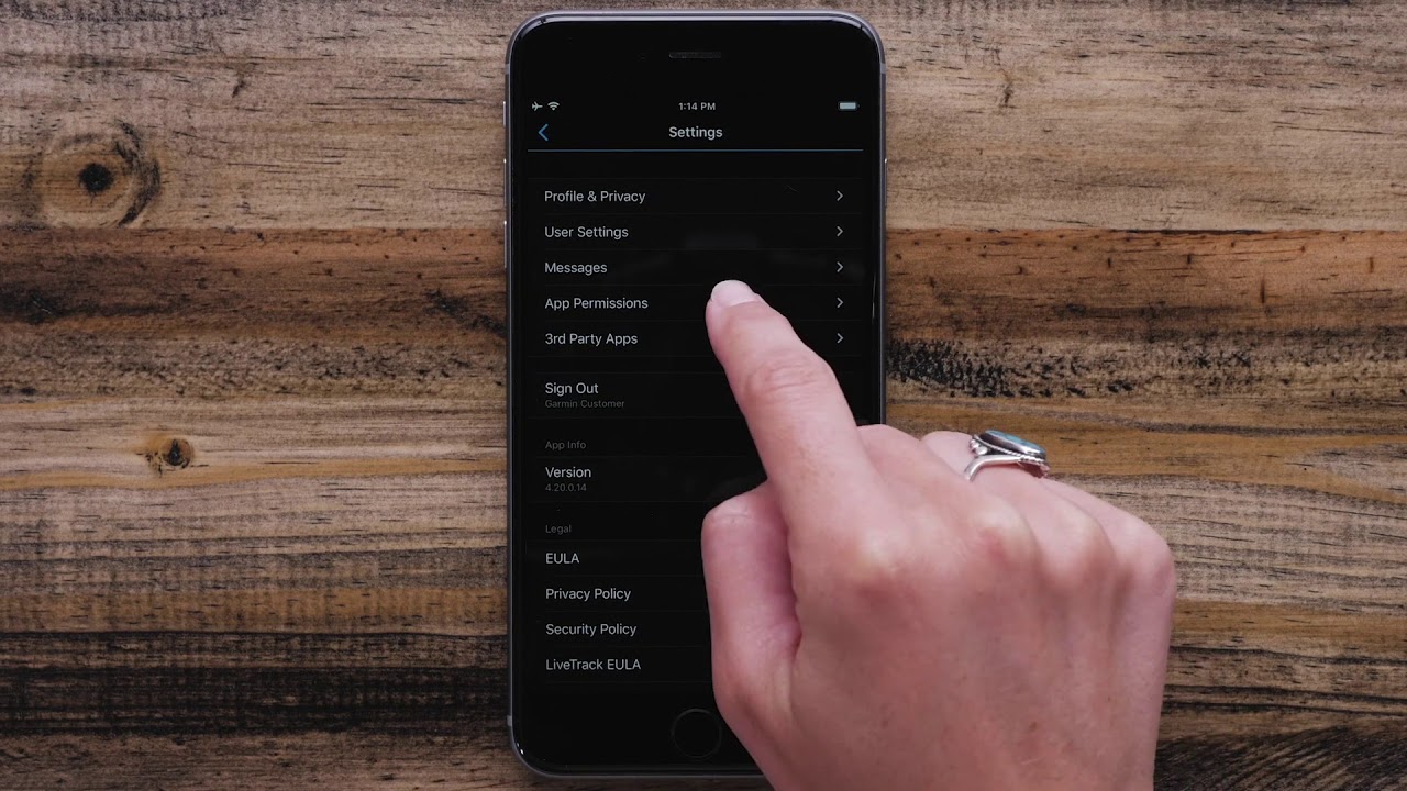 Support: Connected GPS on a v&iacute;vosmart&reg; 4