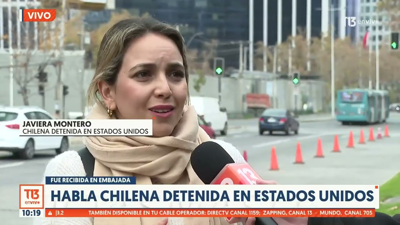 Habla chilena detenida en Estados Unidos