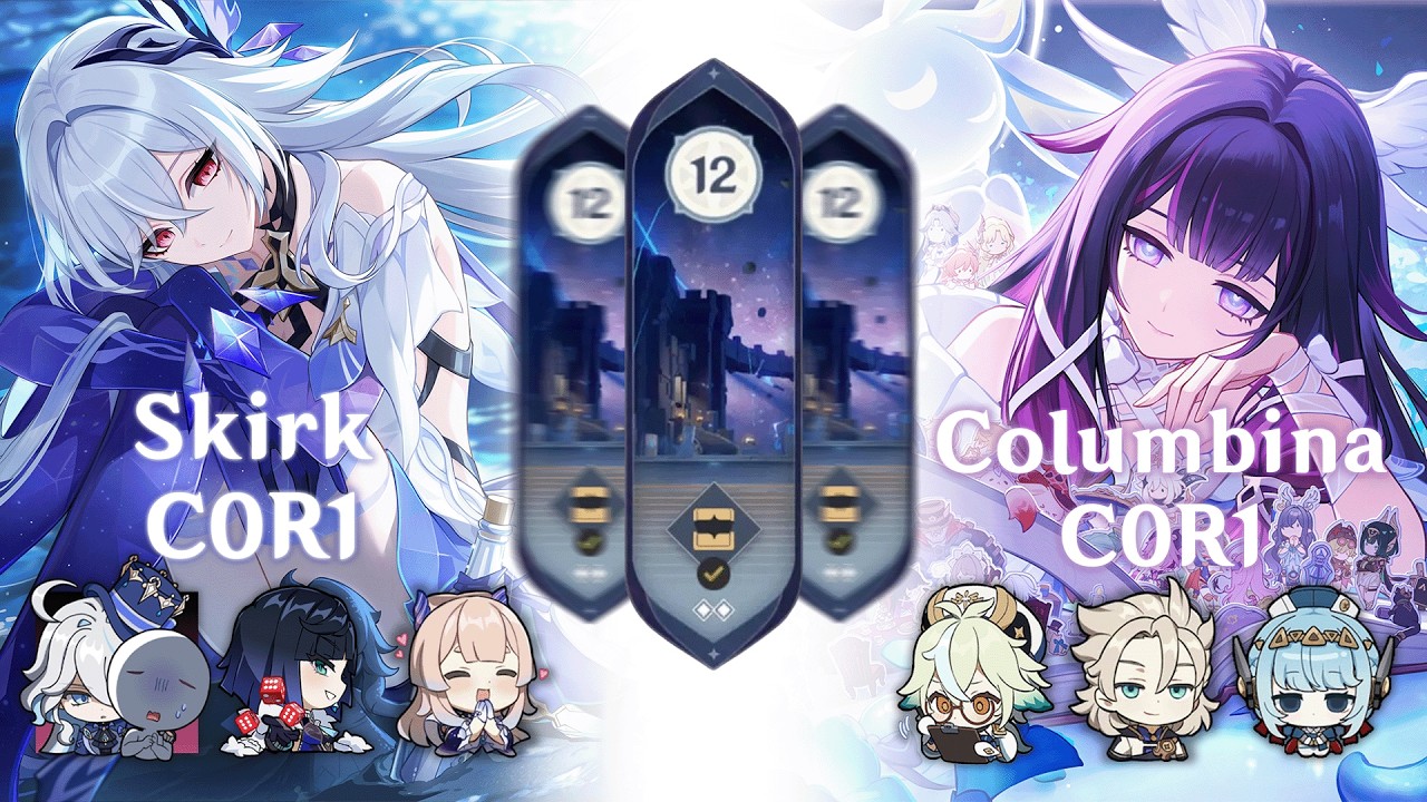Abismo Espiral 6.3 🌙 (Luna IV)  | 🌌 Skirk C0R1 & 🕊️ Columbina C0R1 | Genshin Impact