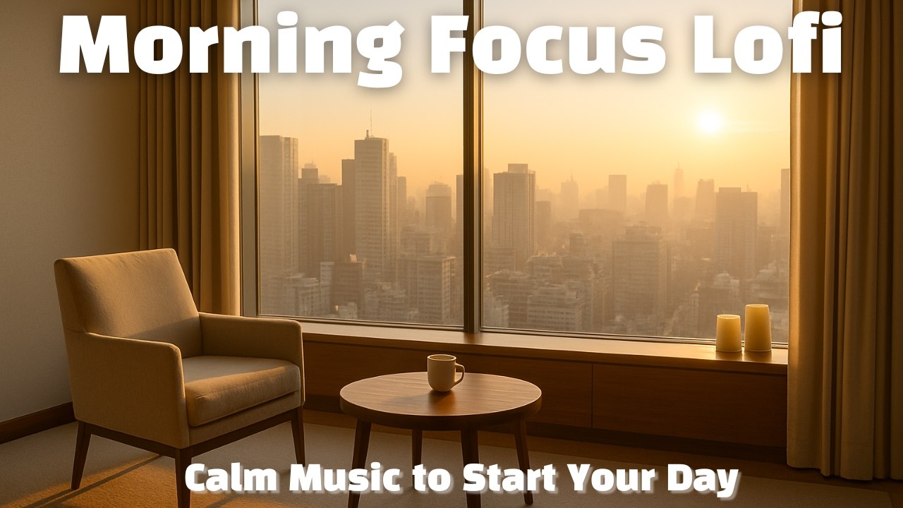 Morning Focus Lofi☀️ Soft Lofi Music for a Fresh Start | Deep Work & Positive Morning Energy