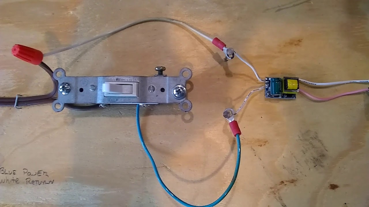#1 Connecting a 120AC to 12v DC transformer for LED lamps
