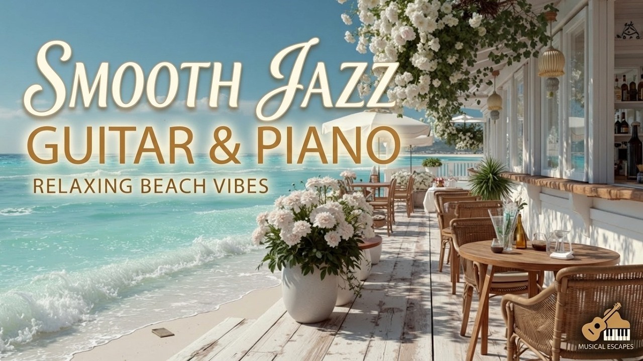 Spring Smooth Jazz Guitar and Piano ~ Relaxing Jazz Guitar Piano Instrumental Soft Morning