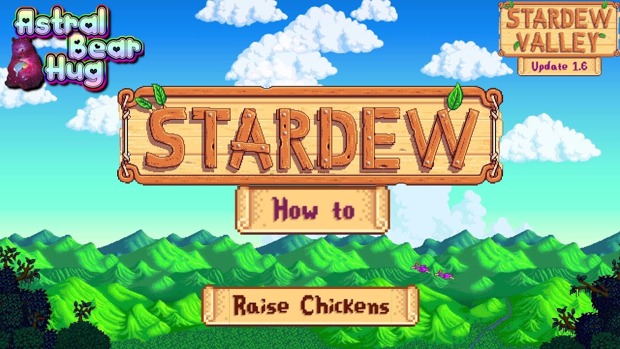 Stardew How To: Raise Chickens #StardewValleyGuide #Tutorial #GettingStarted #StardewHowTo