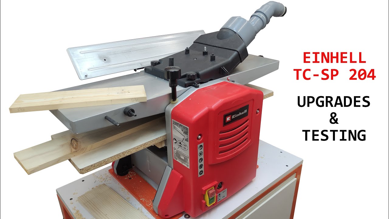 Einhell TC-SP 204. Как модернизировать стационарный рубанок? Полезные советы по повышению произво...