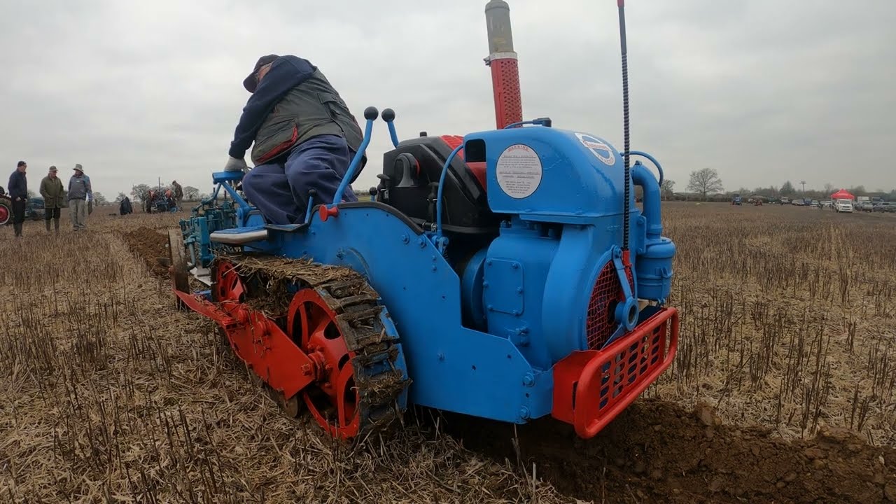 1953 Ransomes MG6 Crawler 0.6 Litre 1-Cyl Petrol Tractor (8 HP) with Ransomes Plough