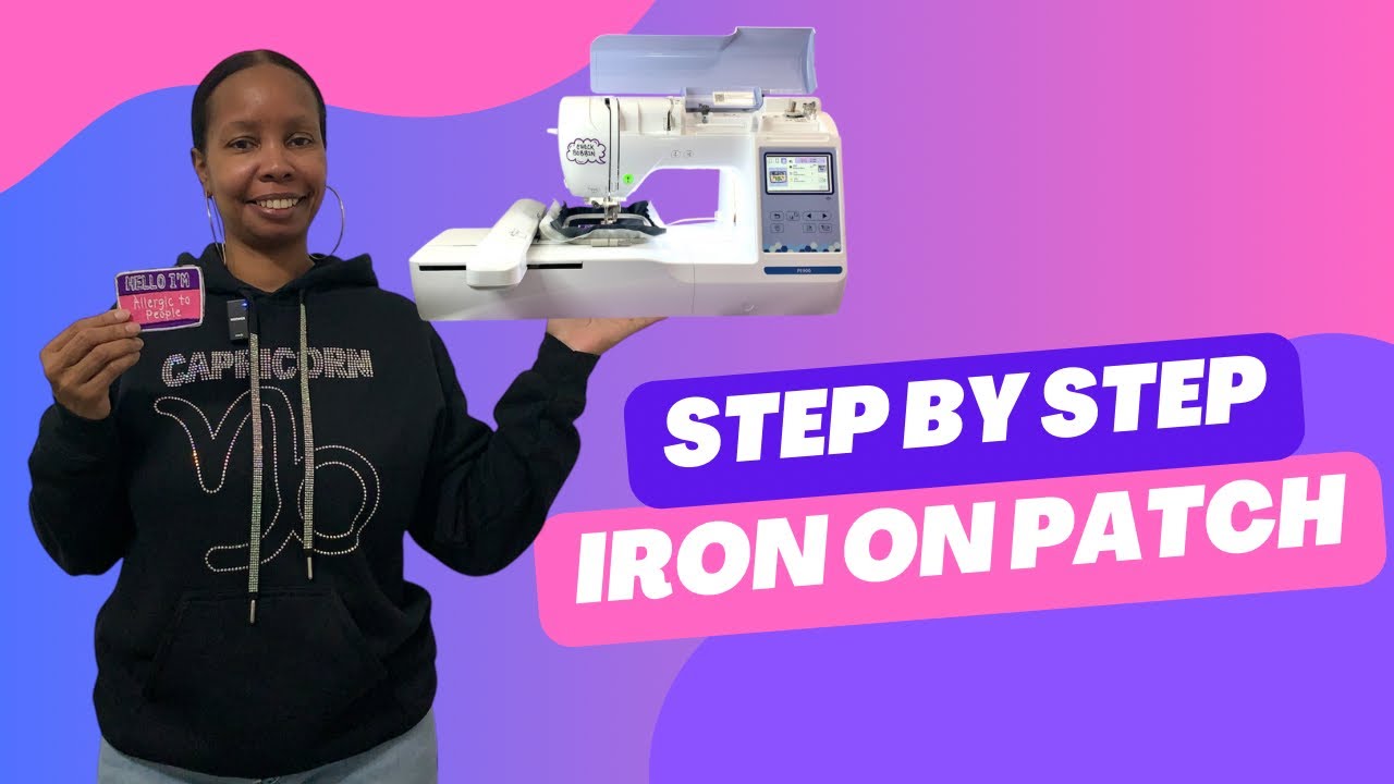 Iron On Patch Using Brother PE900 | Beginner Embroidery