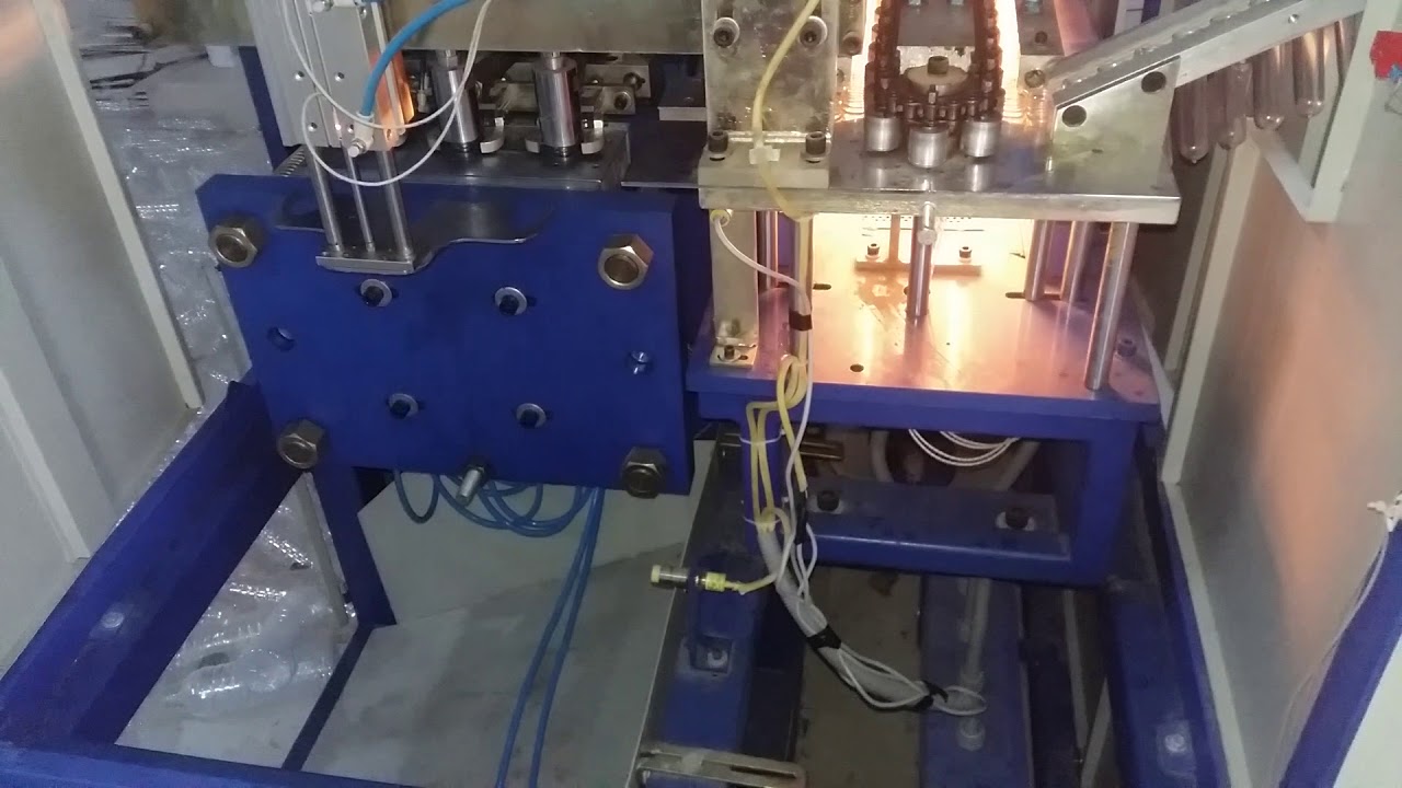 3 CAVITY HIGH SPEED PET STRETCH BLOW MOULDING MACHINE WITH AUTO-DROP SYSTEM