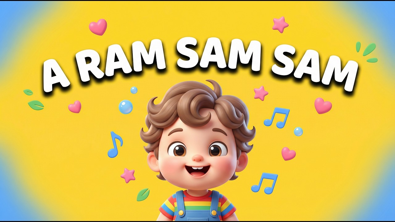A Ram Sam Sam Song for Kids! 🎶✨ | TinyRays Nursery Rhymes & Kids Songs #aramsamsam #baby #rhymes