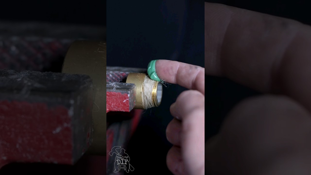 How to Apply Plumbers Hemp! #shorts