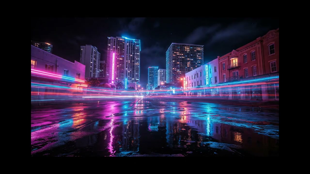 Neon Skyline Drive