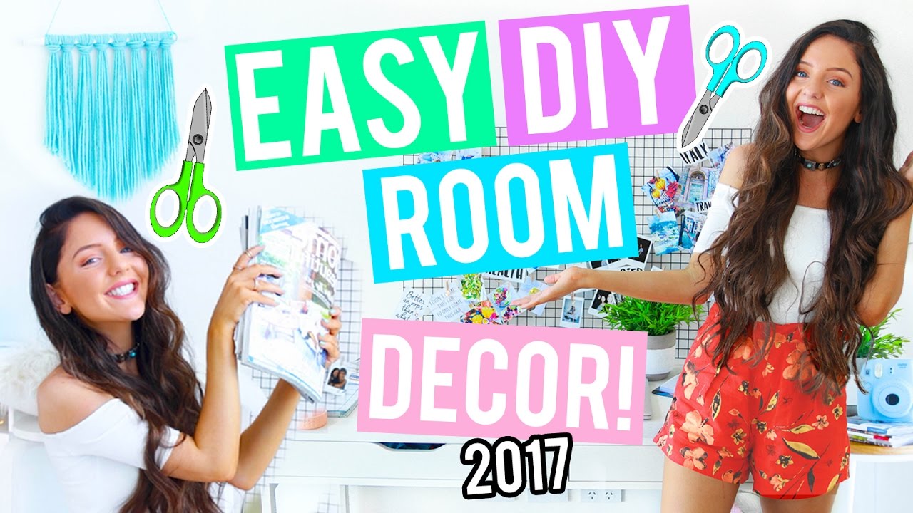 DIY Room Decor & Organization For 2017! CHEAP + EASY Ideas Inspired by Pinterest!