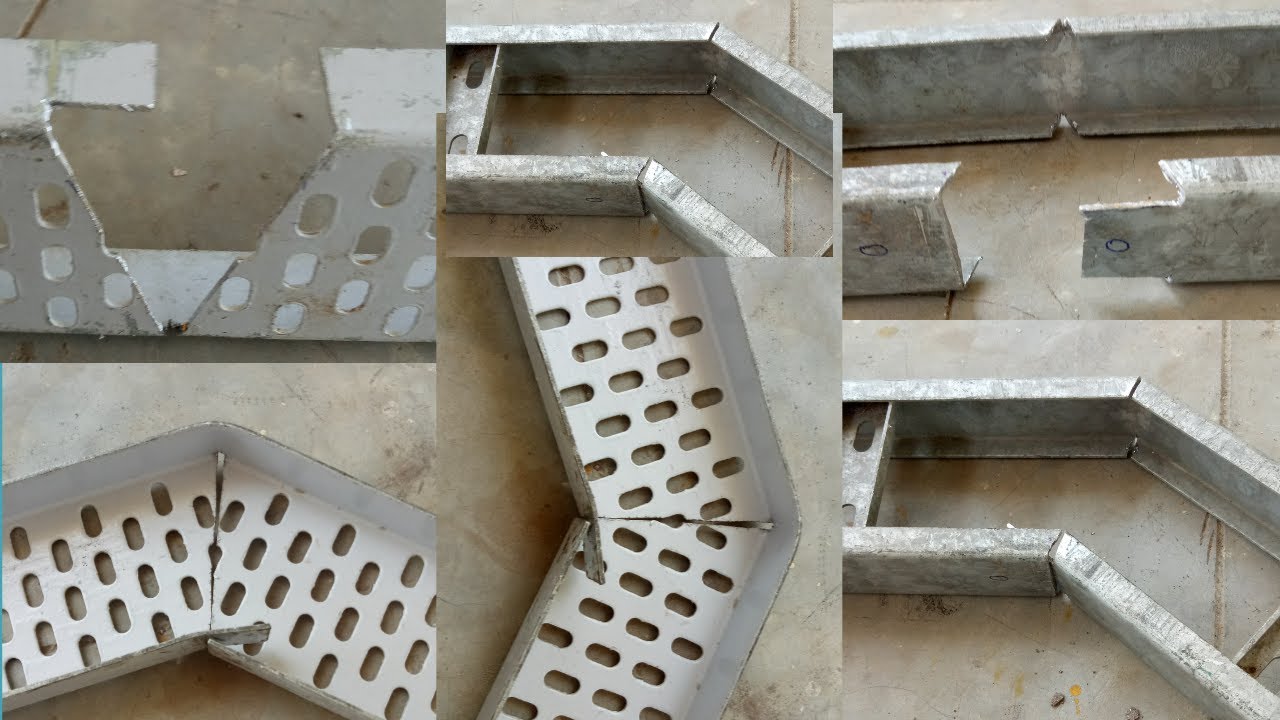 Cable Tray V Cut Coupler joint | Cable Tray Bend Coupler jointing | part ~2