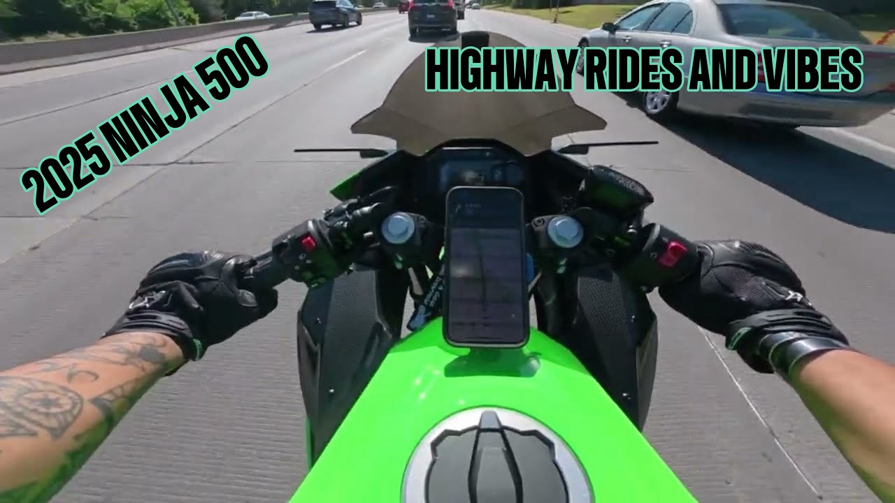 2025 Ninja 500 | Highway Chill Ride & Pure  Sound