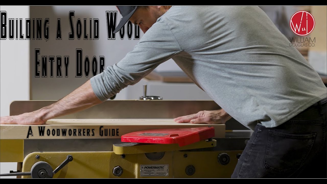Build an EASY Entry Door out of Solid Wood! 4K