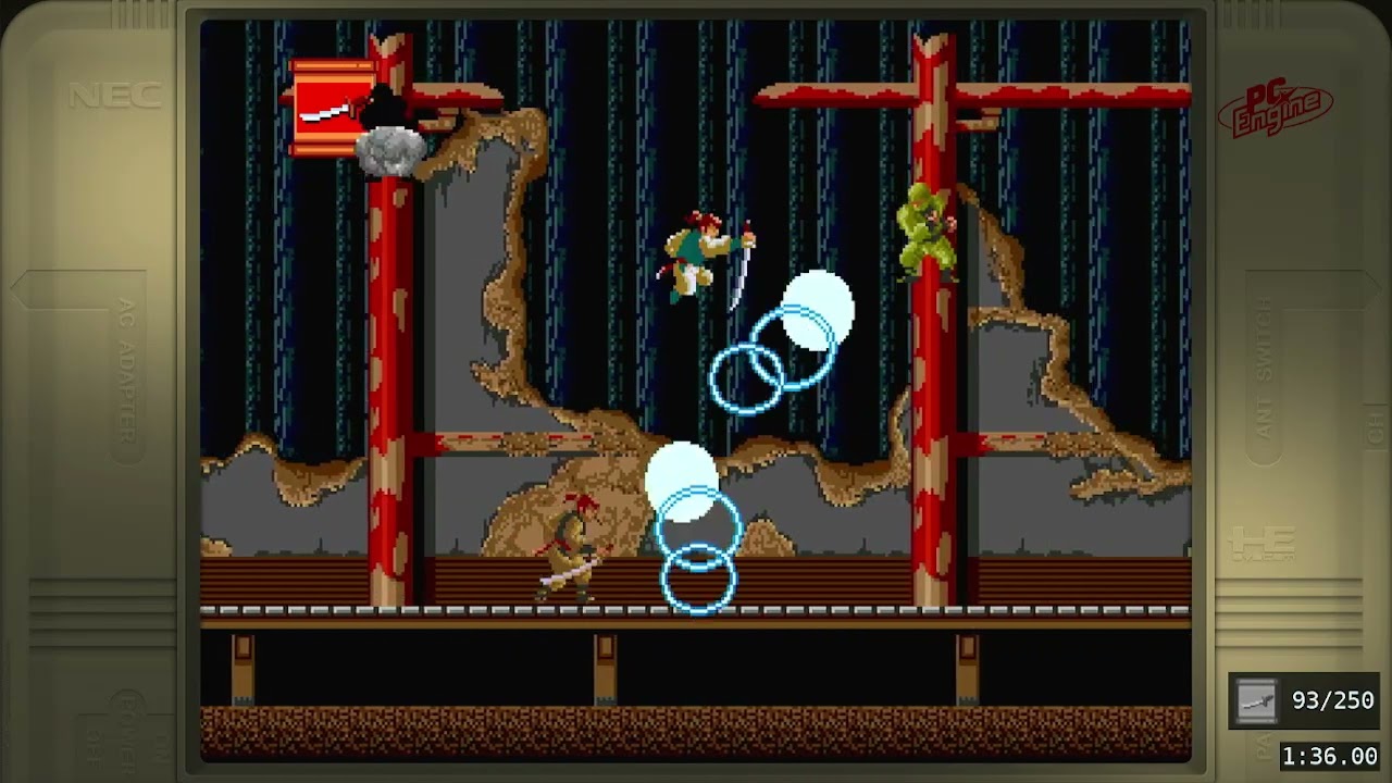 Ninja Spirit (Arcade Mode) TurboGrafx 16 PC Engine Emulated
