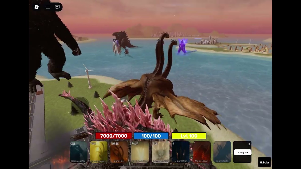 King ghidorah taking over the world