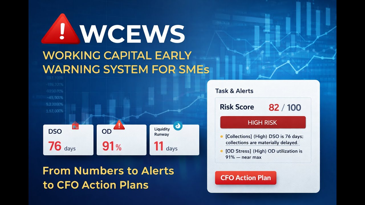 WCEWS — Working Capital Early Warning System for SMEs (Liquidity Risk & CFO Action Planner)