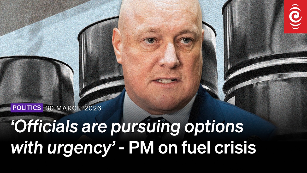 &lsquo;Officials are pursuing options with urgency&rsquo;: Christopher Luxon on fuel crisis | RNZ