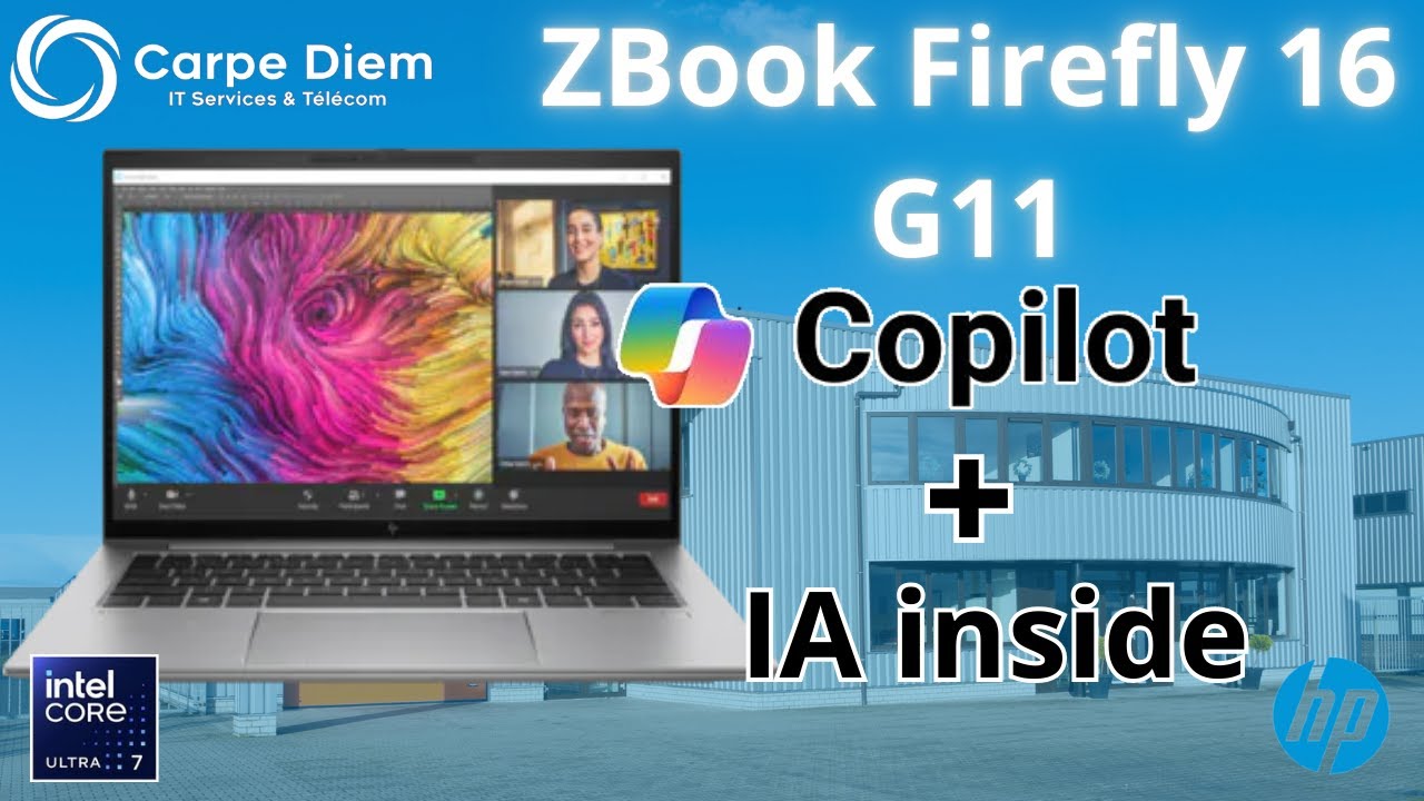 Découvrez le HP ZBook Firefly 16 G11 : Puissance IA avec Intel 14e Génération et Windows 11 Copilot!