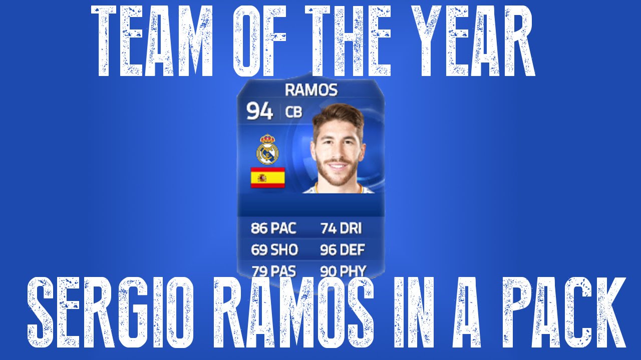 TEAM OF THE YEAR SERGIO RAMOS IN A PACK!!! - FIFA 15 w/Rick96B (HD)