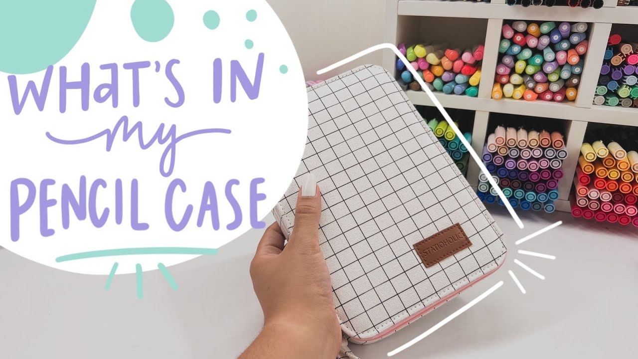 What's in my pencil case - O que tem no meu estojo