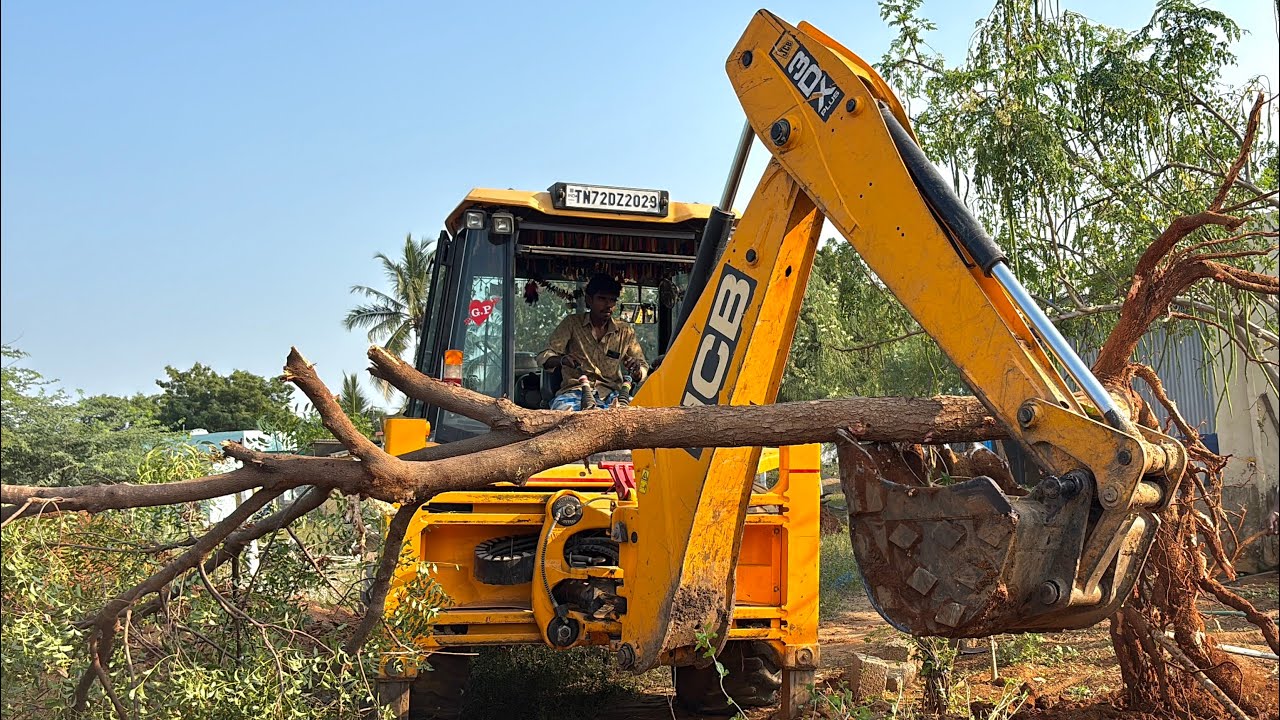 JCB 3DX Plus Backhoe Loader Multiple Working Filed in Village Home said || JCB Video 
