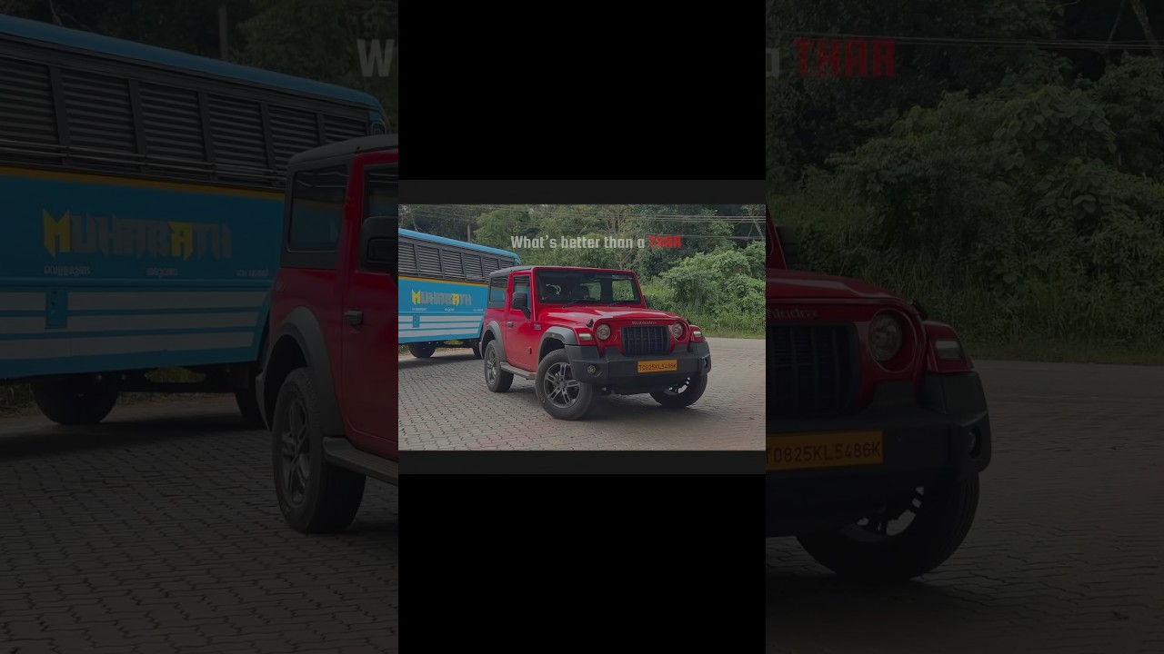 #thar #car #shakyshaky #viral #ego 5657 thar with new red thar