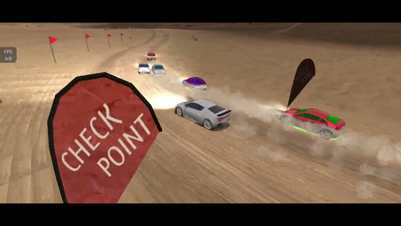 Intense rally race