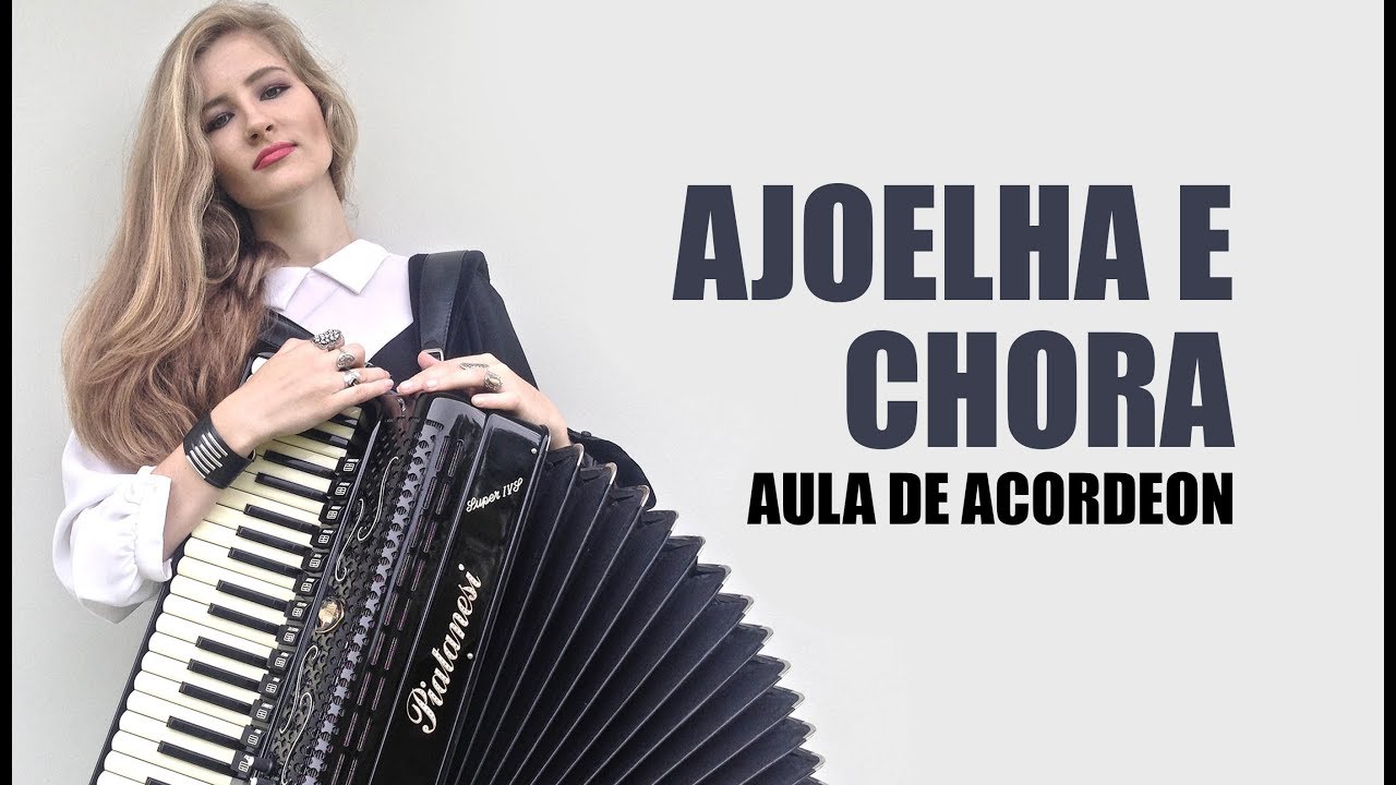 Bia Ensina - Ajoelha e chora  (aula de acordeon)