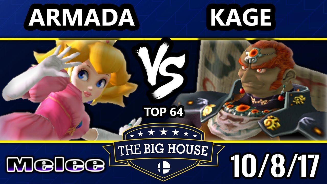 TBH7 SSBM - [A]rmada (Peach) Vs. Kage (Ganondorf) Melee Top 64