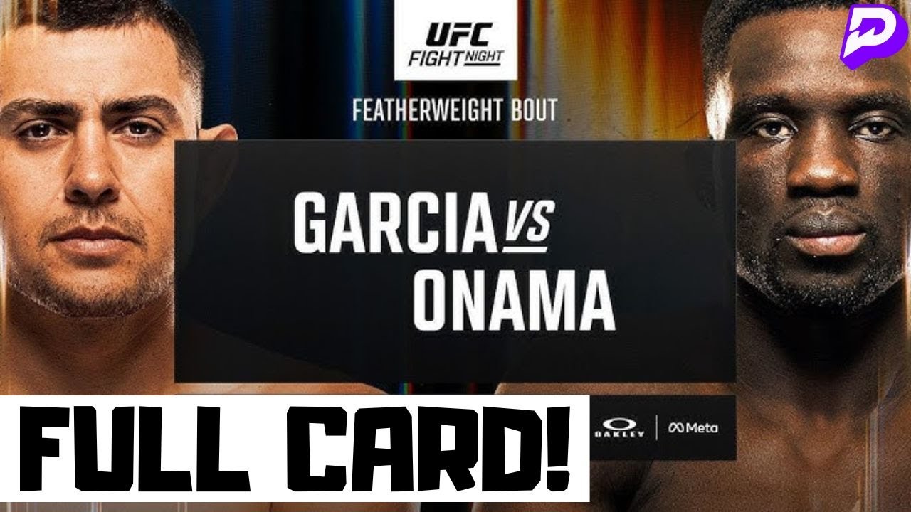 UFC Fight Night Garcia vs Onama Predictions & Full Card Breakdown - UFC Vegas 110 Betting Tips