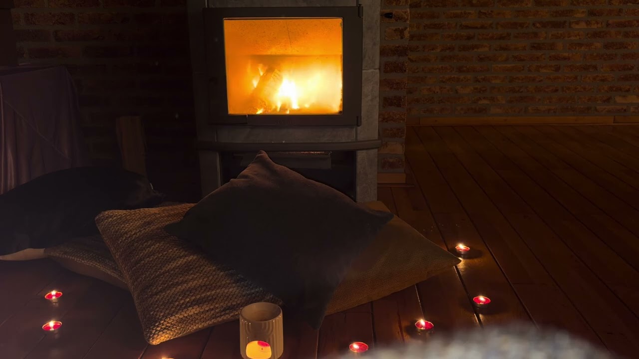 Fire Place cozy calm peaceful manifest abundance 🎋HNY