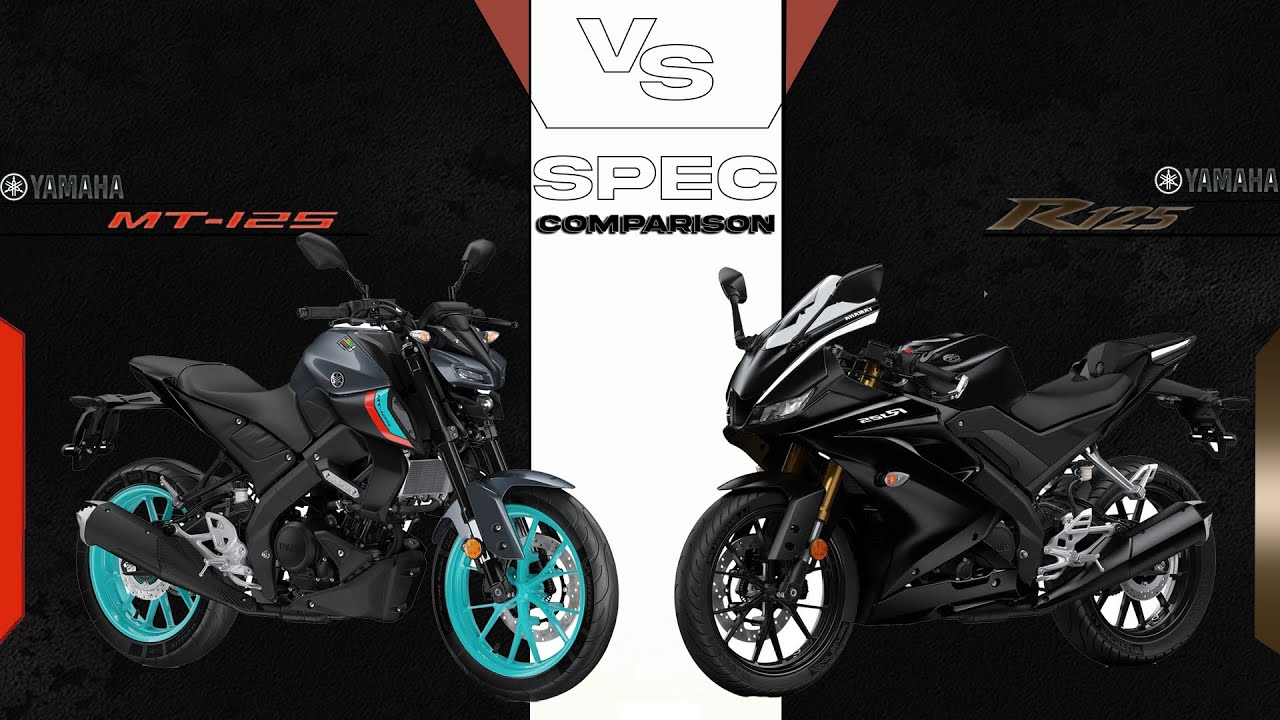 Yamaha R125 VS MT-125 | YAMAHA | Affordable Naked Bike Spec Comparison #yamaha