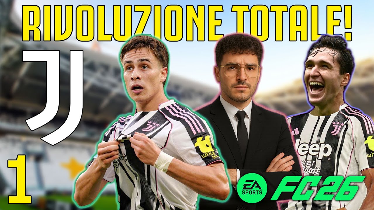 CHIESA RITORNA ALLA JUVE? RIVOLUZIONE TOTALE! CARRIERA ALLENATORE JUVENTUS #1 | FC26