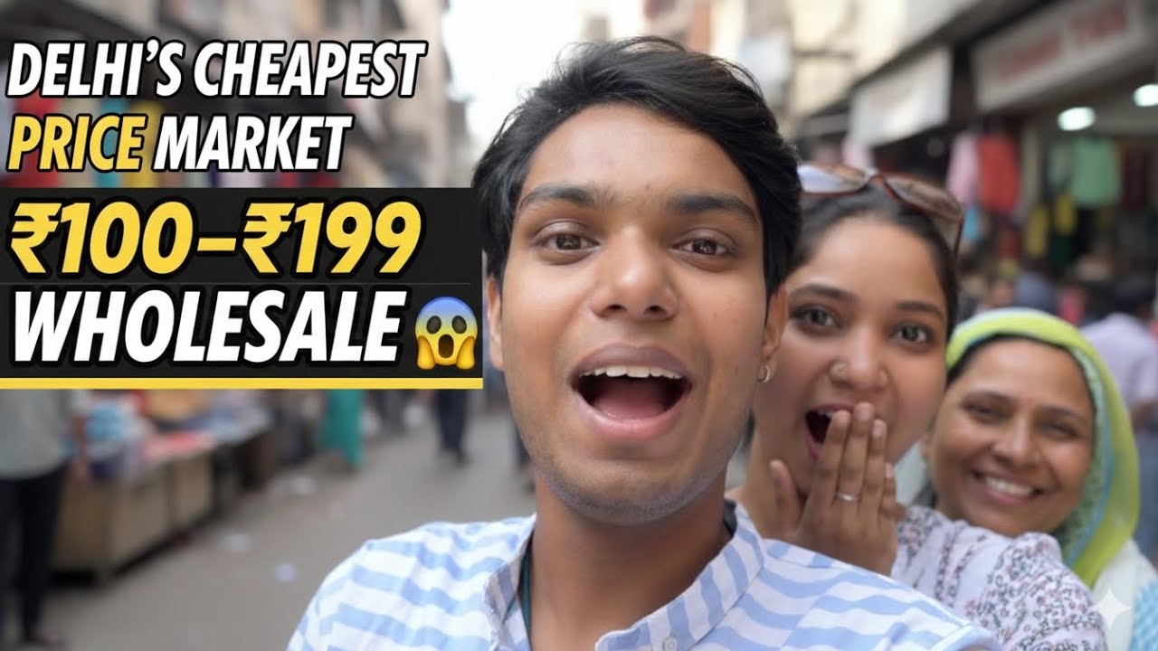 ₹100 Me Sadar Bazaar Shopping 😍 | #wholesale #prices #affordable  Market Vlog #viral #vlog #explore 