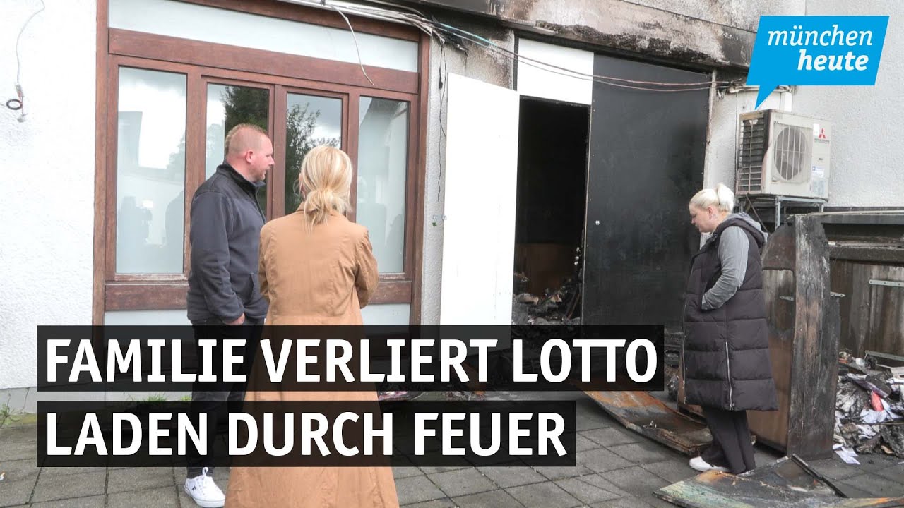 Zerstörte Existenz – Familie Hanrieder verliert Lotto-Laden durch Feuer: Große Hilfsbereitschaft