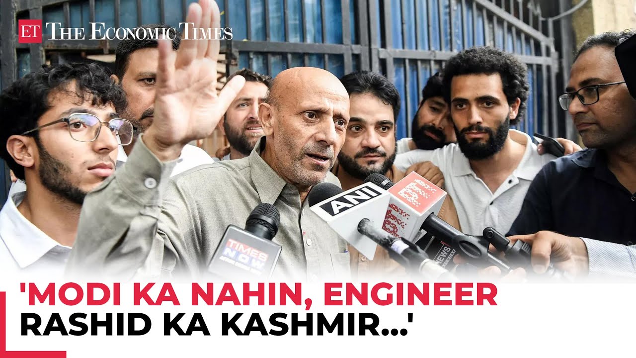 'Modi ka nahin, Engineer Rashid ka Kashmir': Baramulla MP as walks out of Tihar jail on interim bail