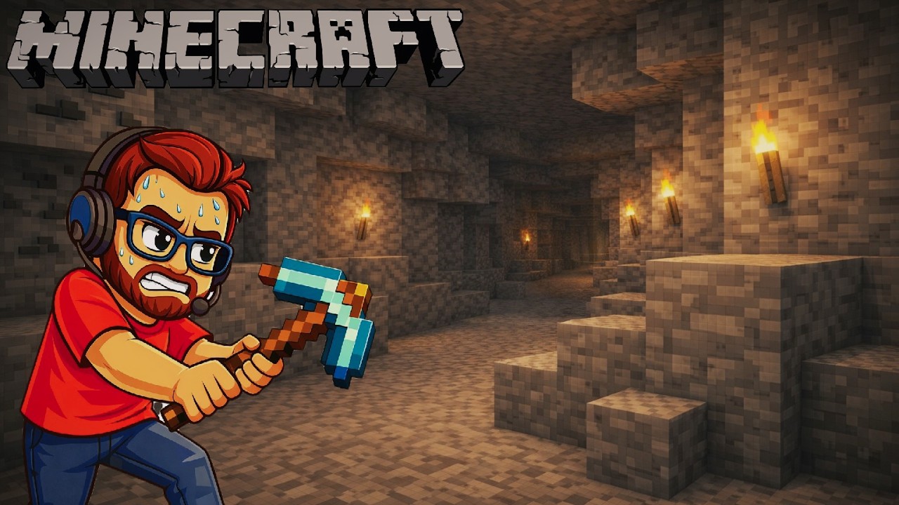 Lets Play Minecraft - Keller Tunnelsystem entsteht! Haus Fast Fertig | S2 #003