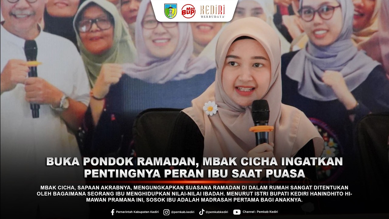 Buka Pondok Ramadan, Mbak Cicha Ingatkan Pentingnya Peran Ibu Saat Puasa