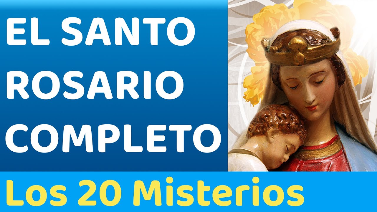 🌷SANTO ROSARIO COMPLETO 🌷LOS 20 MISTERIOS 🌷