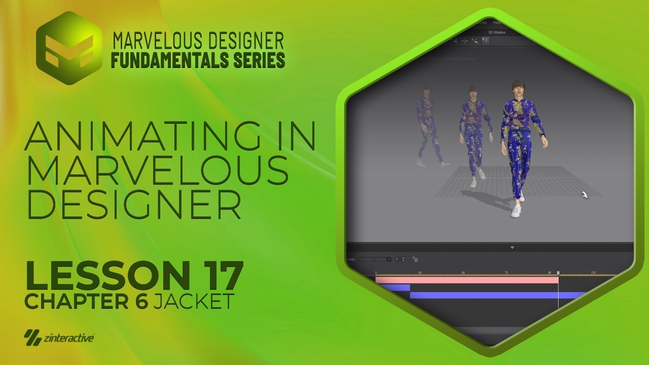 Animating in Marvelous Designer | Lesson 17 | Chapter 6 | Marvelous Designer Fundamentals