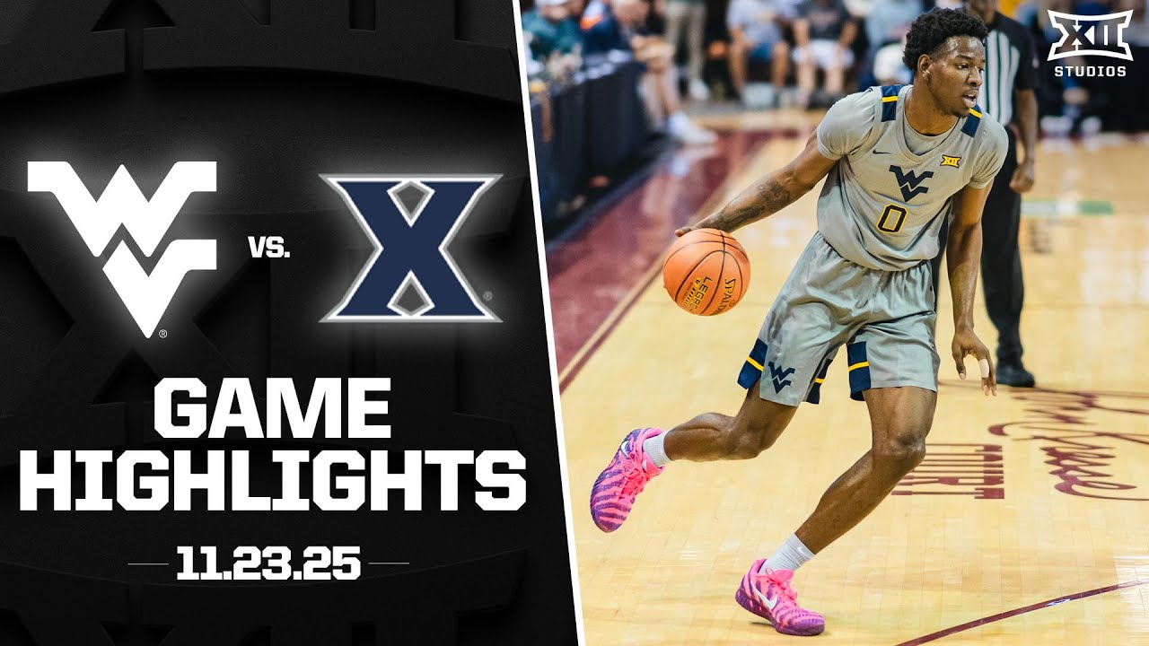 West Virginia vs. Xavier Game Highlights | 2025-26 Big 12 Men&rsquo;s Basketball