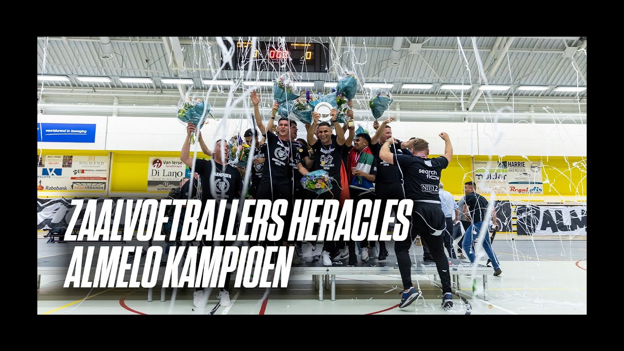 Zaalvoetballers Heracles Almelo kampioen | HeraclesTV