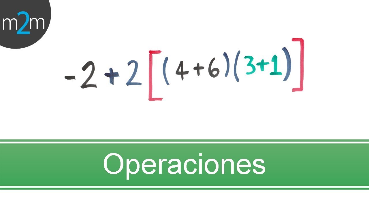 Operaciones con paréntesis y corchetes │ejercicio 2